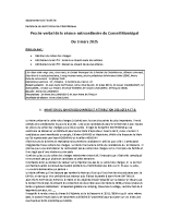 Séance du 3 Mars